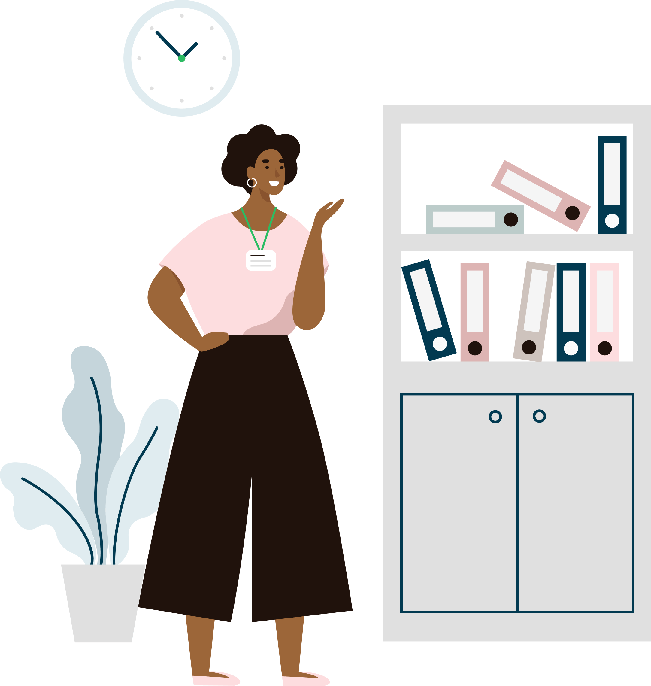 Office Worker Illustration